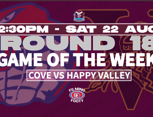 Round 18 Game of the Week: Cove vs Happy Valley